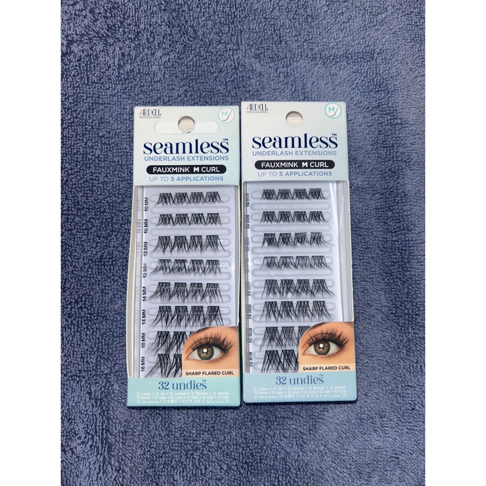 Ardell Seamless Faux Mink M Curl Underlash Extensions Undies X2 - Picture 1 of 2